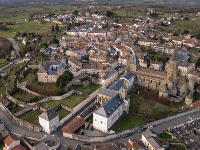 Le Dorat vue aérienne