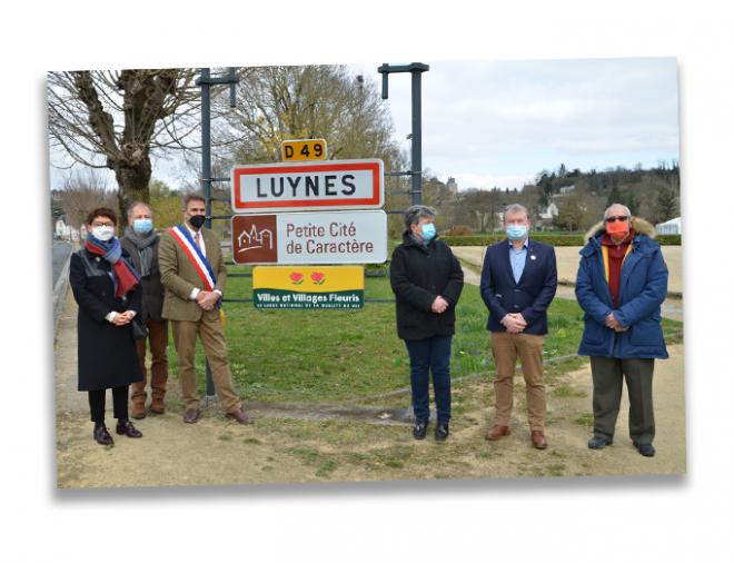 Inauguration panneau PCC Luynes